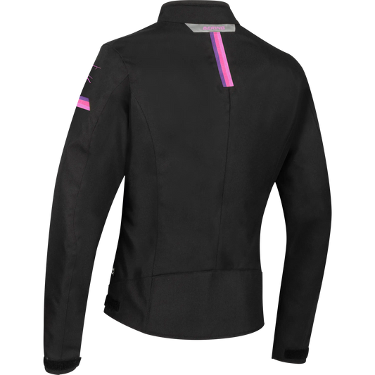 LADY RIVA Noir/Fuchsia