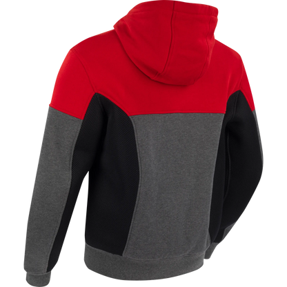 HOODIZ VENTED Anthracite/Red 