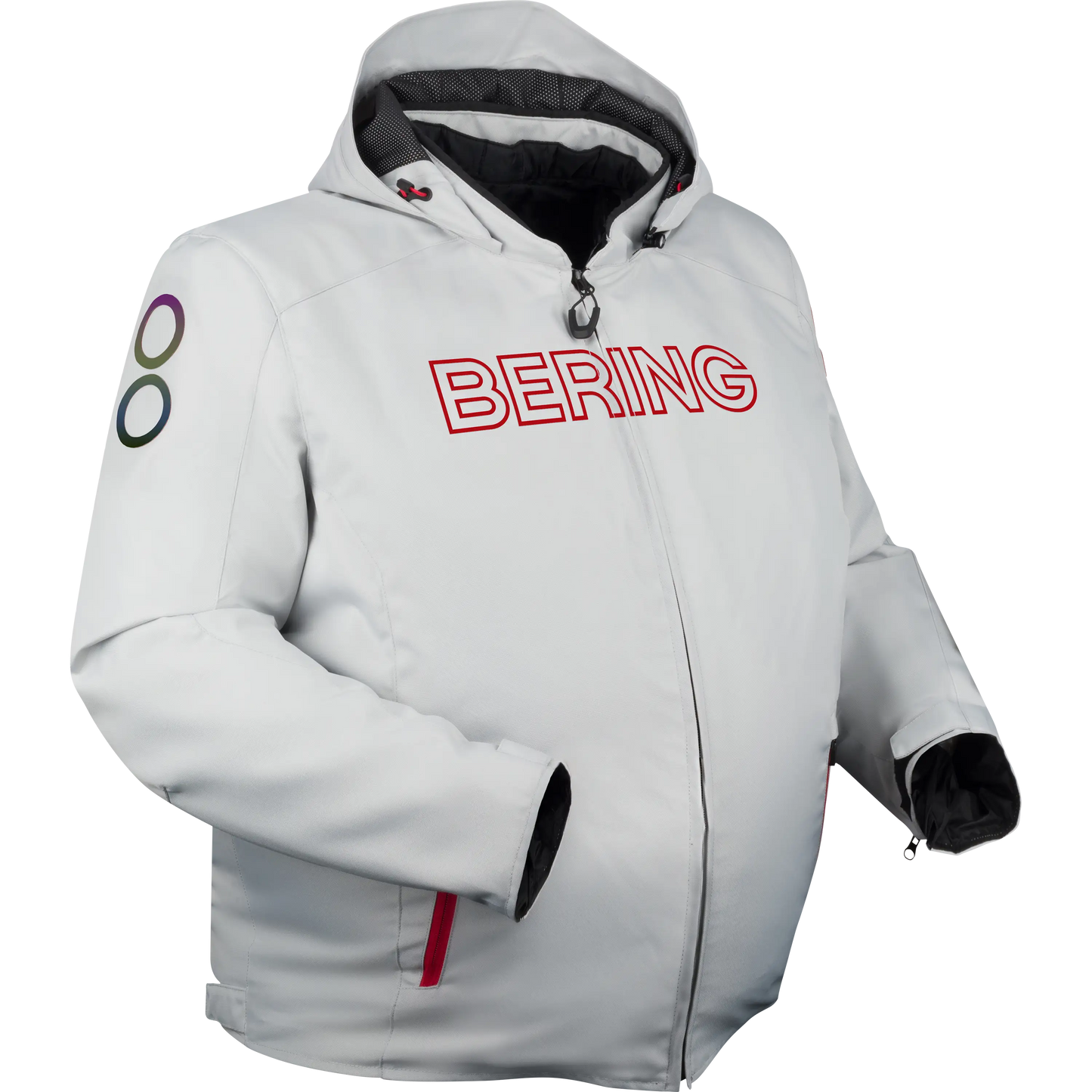 WARWICK KING SIZE Gris Clair/Rouge
