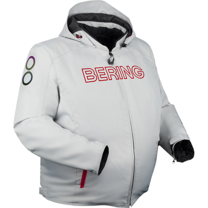WARWICK KING SIZE Gris Clair/Rouge