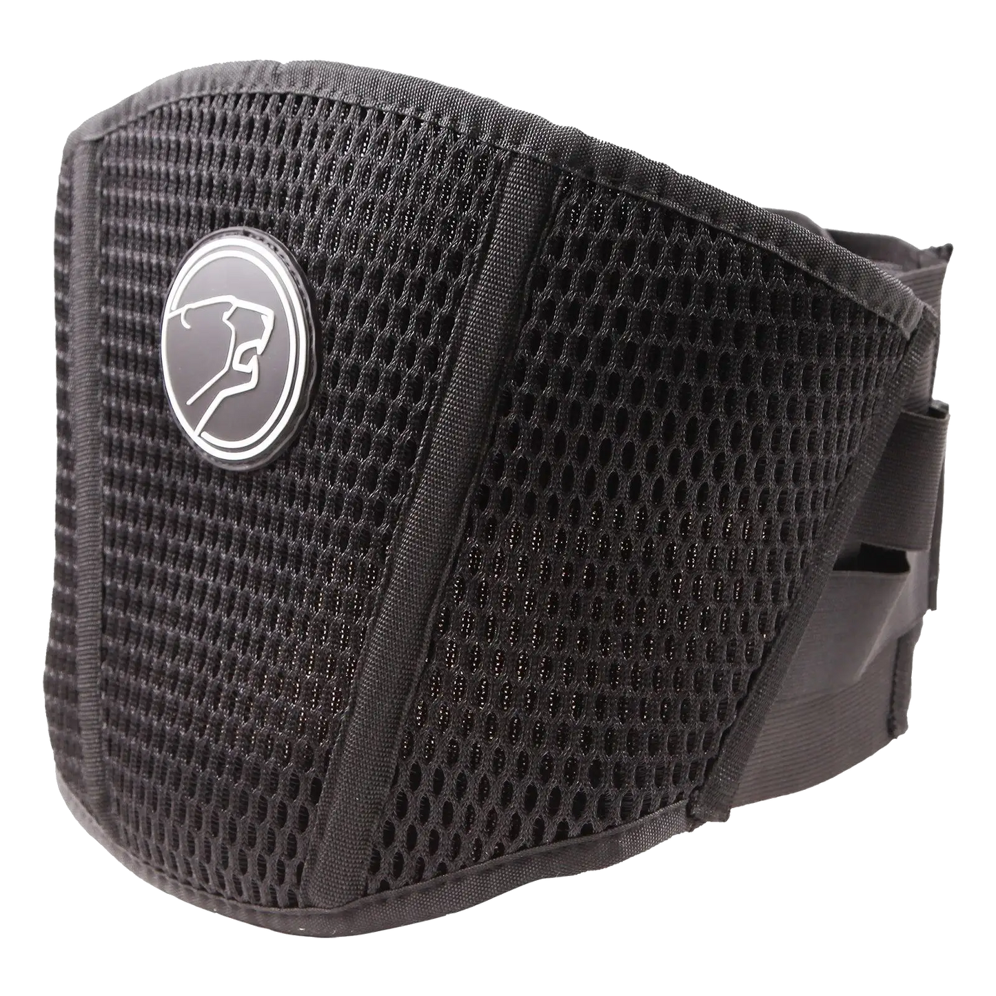 Weight Training Leather Lumbar Belt - Black