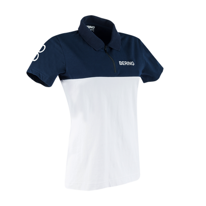 Lady Polo BERING 2023 Blanc/Marine