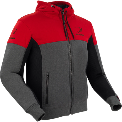 HOODIZ VENTED Anthracite/Red 