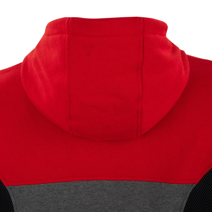 HOODIZ VENTED Anthracite/Red 