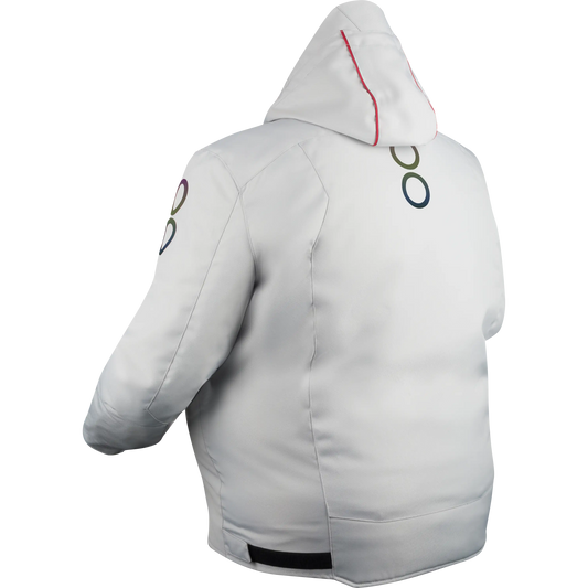 WARWICK KING SIZE Gris Clair/Rouge