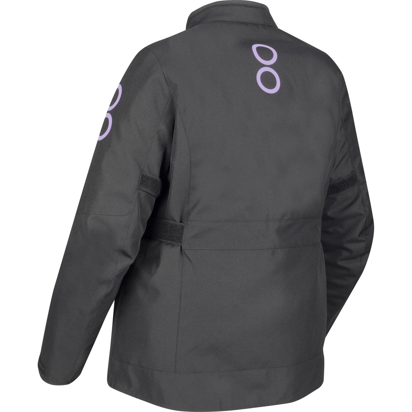 LADY PAMELA QUEEN SIZE Noir/Lilas