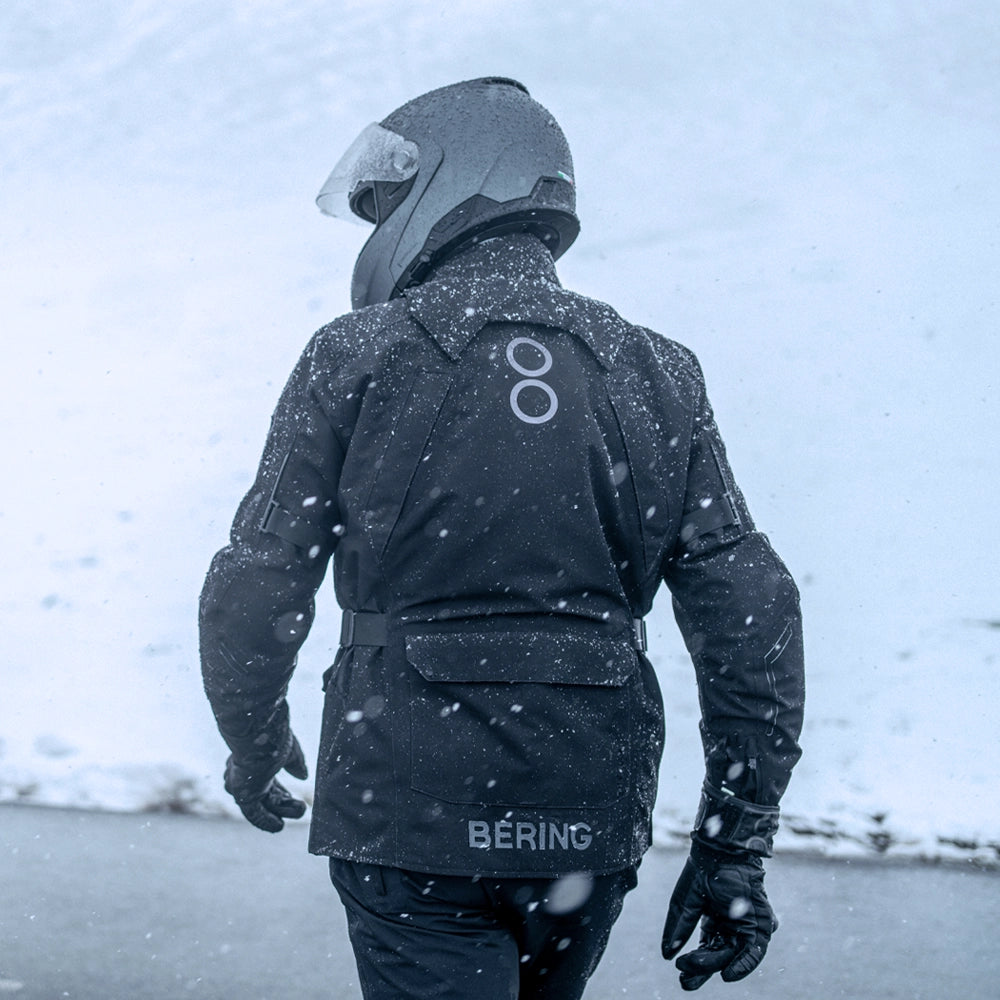 BERING Maniwata Motorradjacke – Winterjacke Für Herren, Wasserdicht, Reflektierend, Größe L