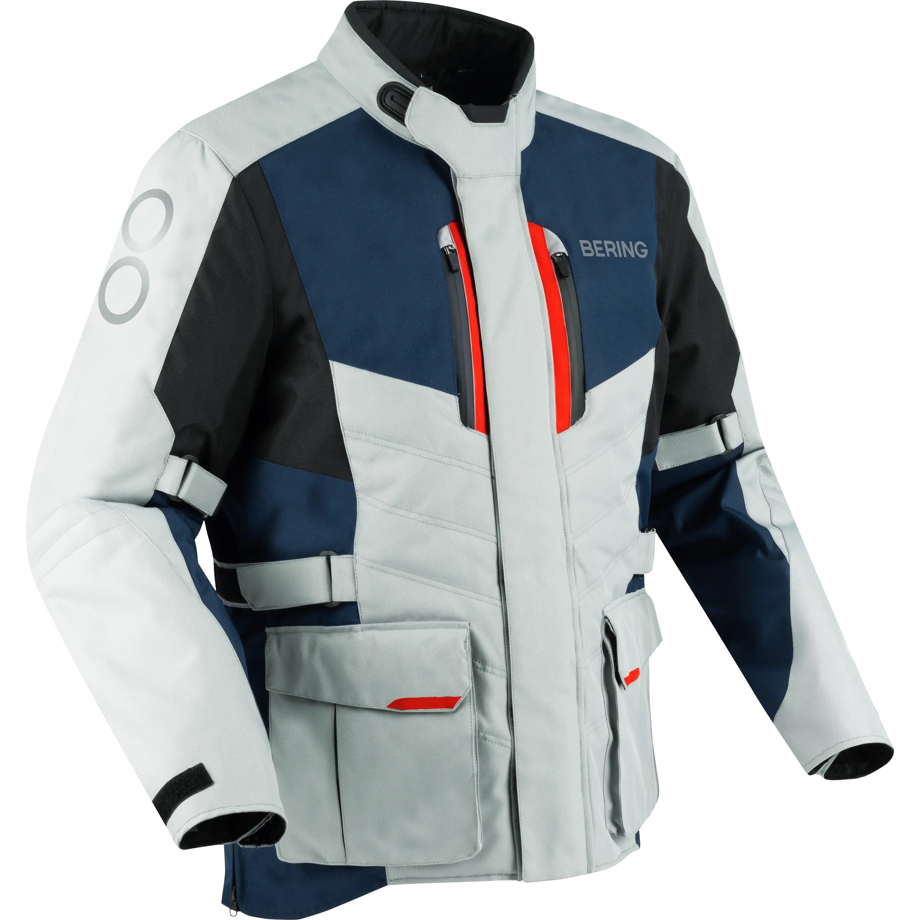 SIBERIA Grey/Blue/Red 
