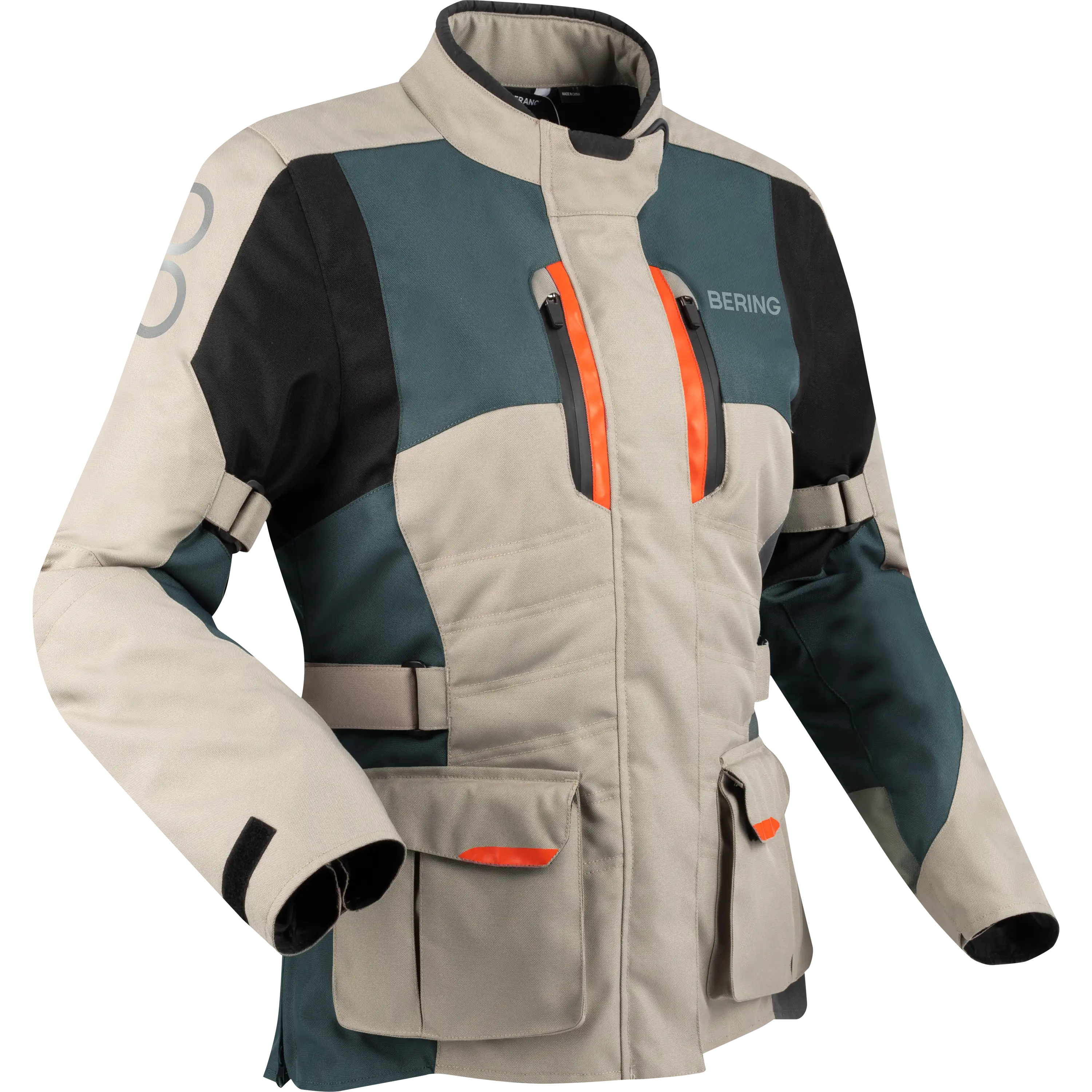 LADY SIBERIA Beige/Grey/Orange 