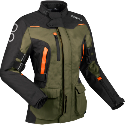 LADY ZEPHYR Noir/Kaki/Orange