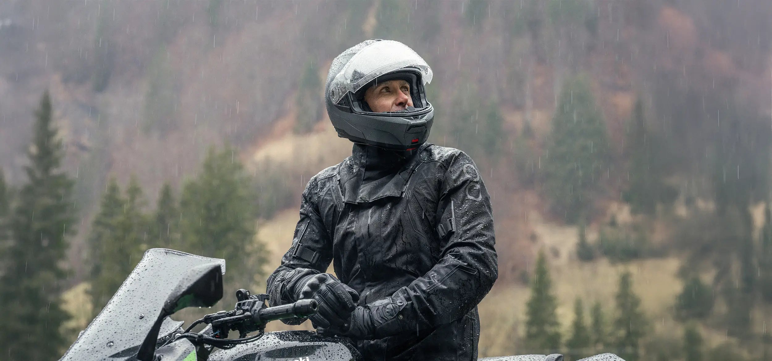 Rain, wind, cold: || master the road