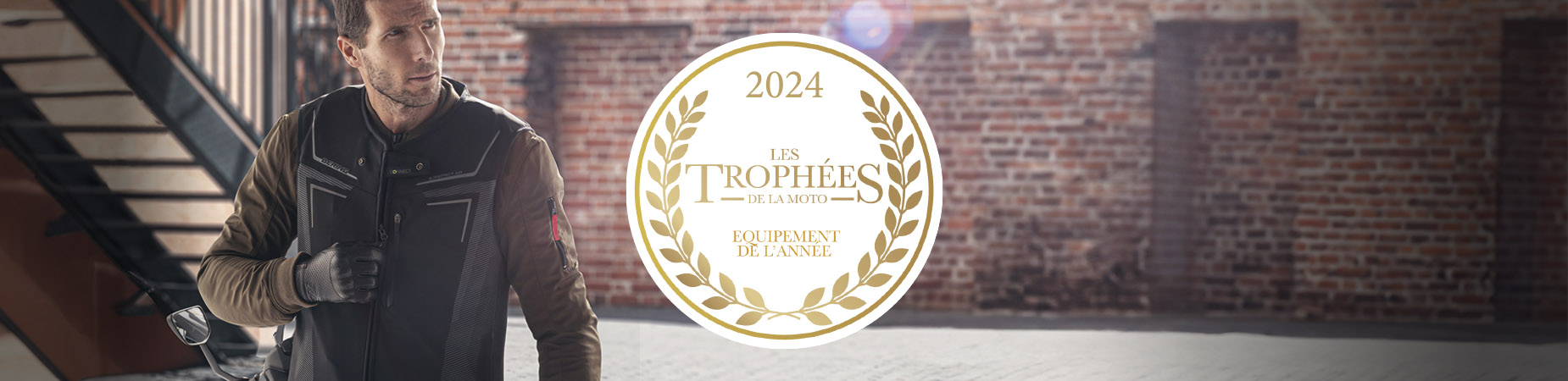Innovation E-Protect Air Ausrüstung des Jahres Trophées de la Moto 2024 - Bering